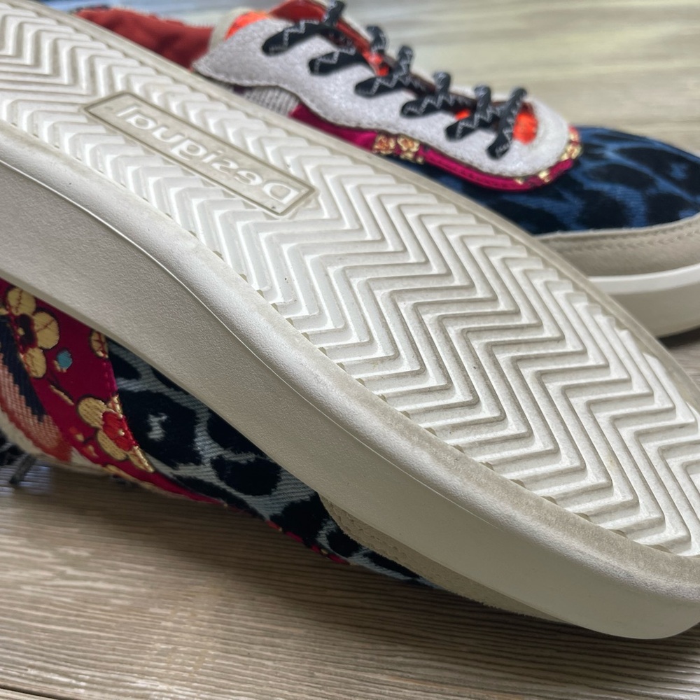 Desigual Multicolor Patchwork Sneakers - image 6